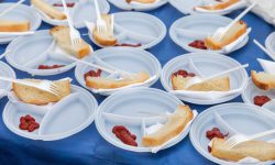 Supplying single-use plastic plates and forks would become illegal under the plan (Getty Images/iStockphoto)